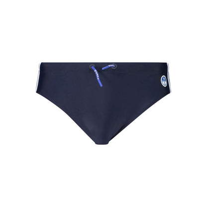Blu Poliammide Men Swim Brief