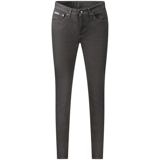 Black Cotton Jeans Denim