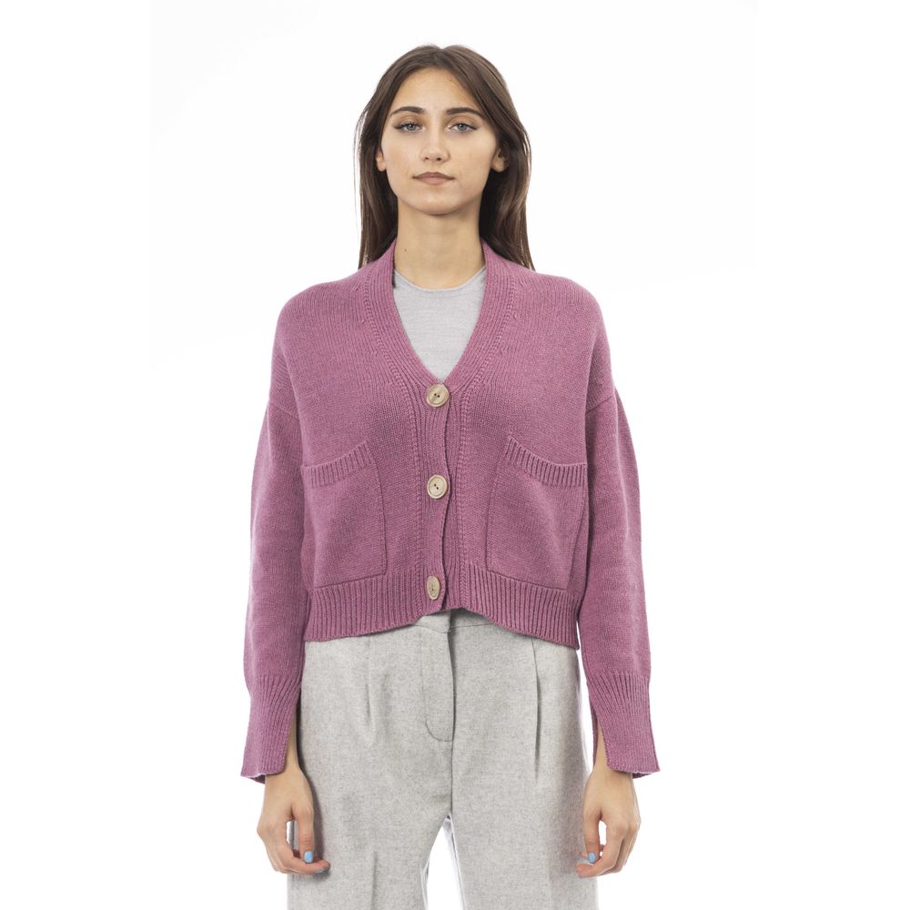 Multicolor Merino Wool Cardigan