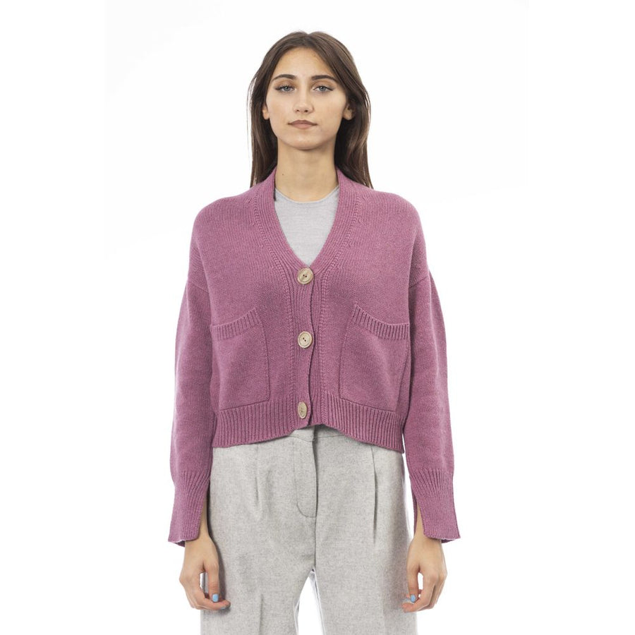 Multicolor Merino Wool Cardigan
