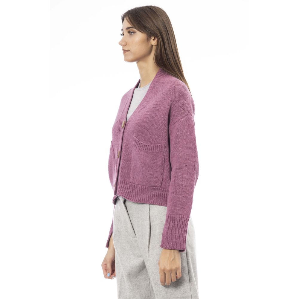 Multicolor Merino Wool Cardigan