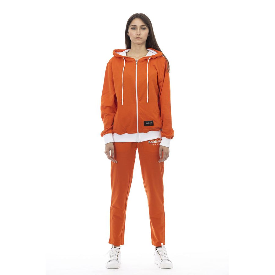 Orange Cotton Tracksuit
