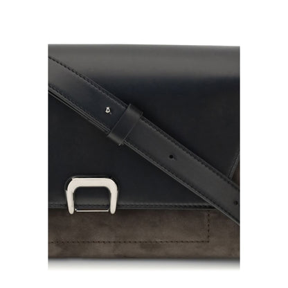Black Leather Shoulder Bag