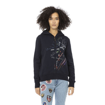 Blue Cotton Sweatshirt