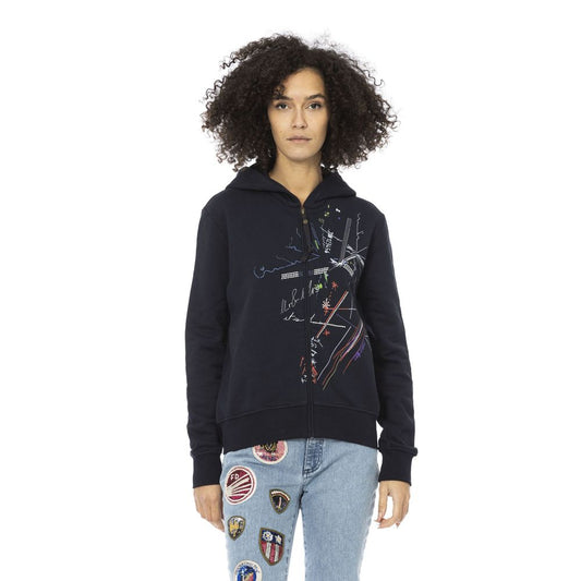 Blue Cotton Sweatshirt