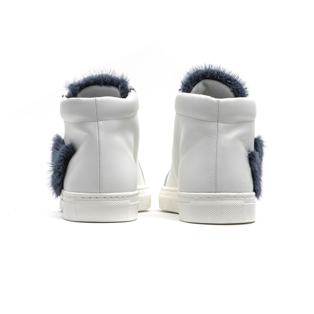 White Leather Sneaker