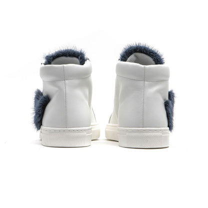 White Leather Sneaker