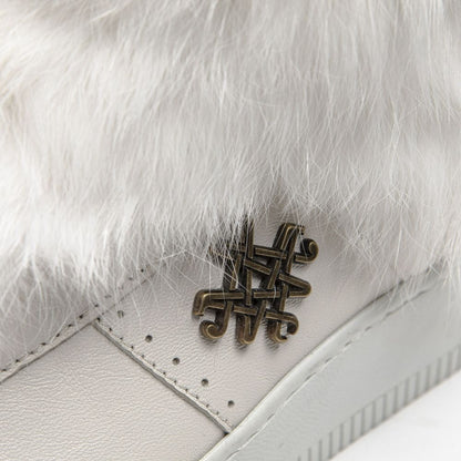 White Cotton Sneaker