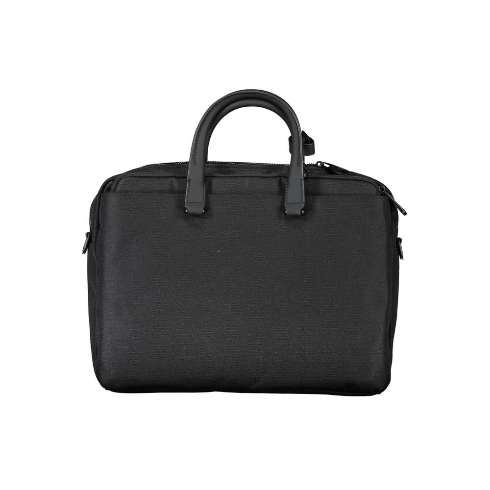 Black Polyester Handbag
