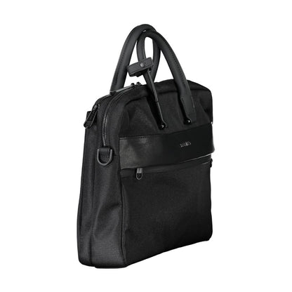 Black Polyester Handbag