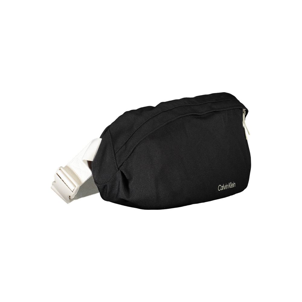 Black Polyester Handbag