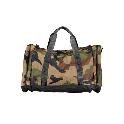 Brown Polyester Handbag