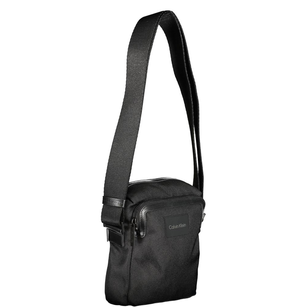 Black Polyester Handbag