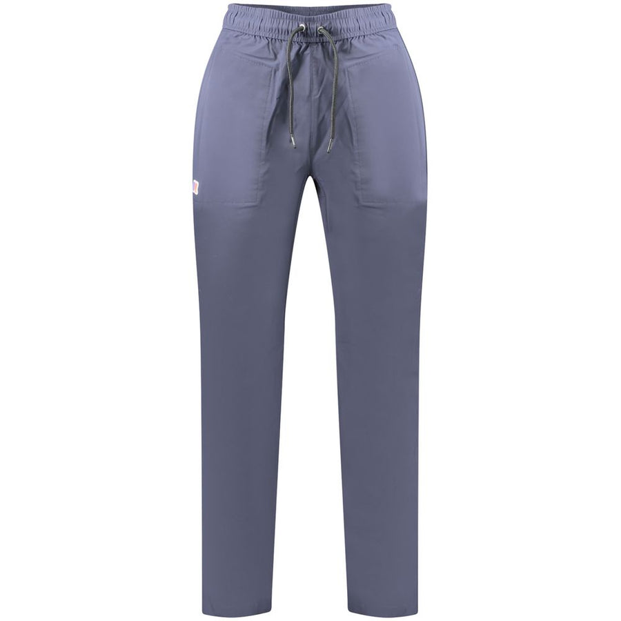 Blue Elastane Pant