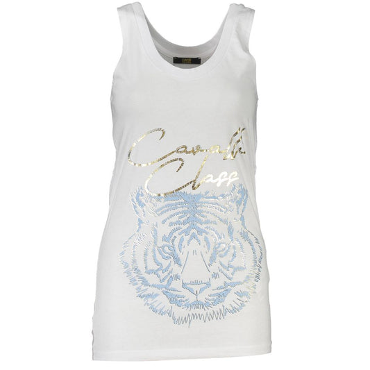 White Cotton Tank Top