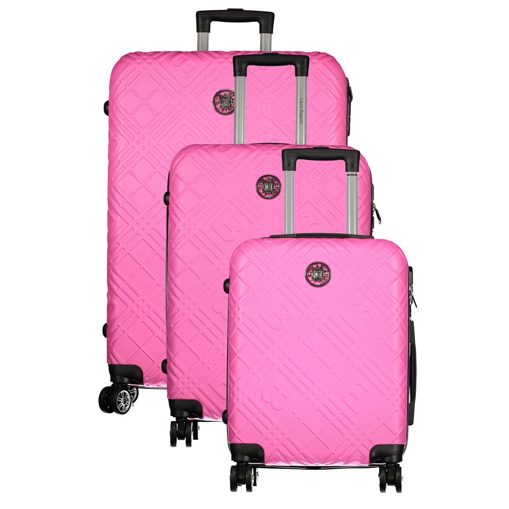 Pink Polyethylene Luggage And Travel