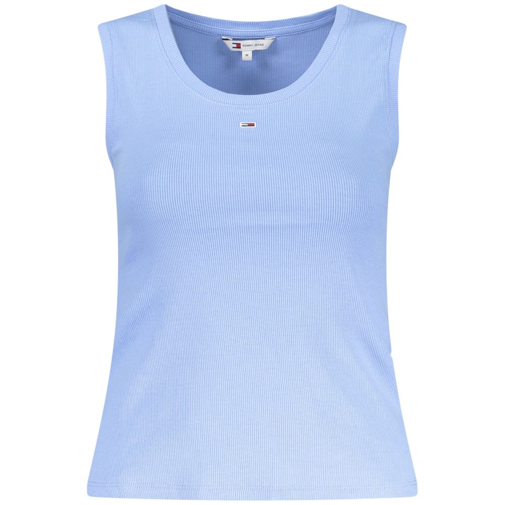 Blue Cotton Tank Top