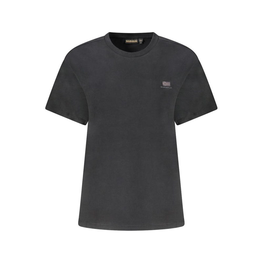 Black Cotton T-Shirt