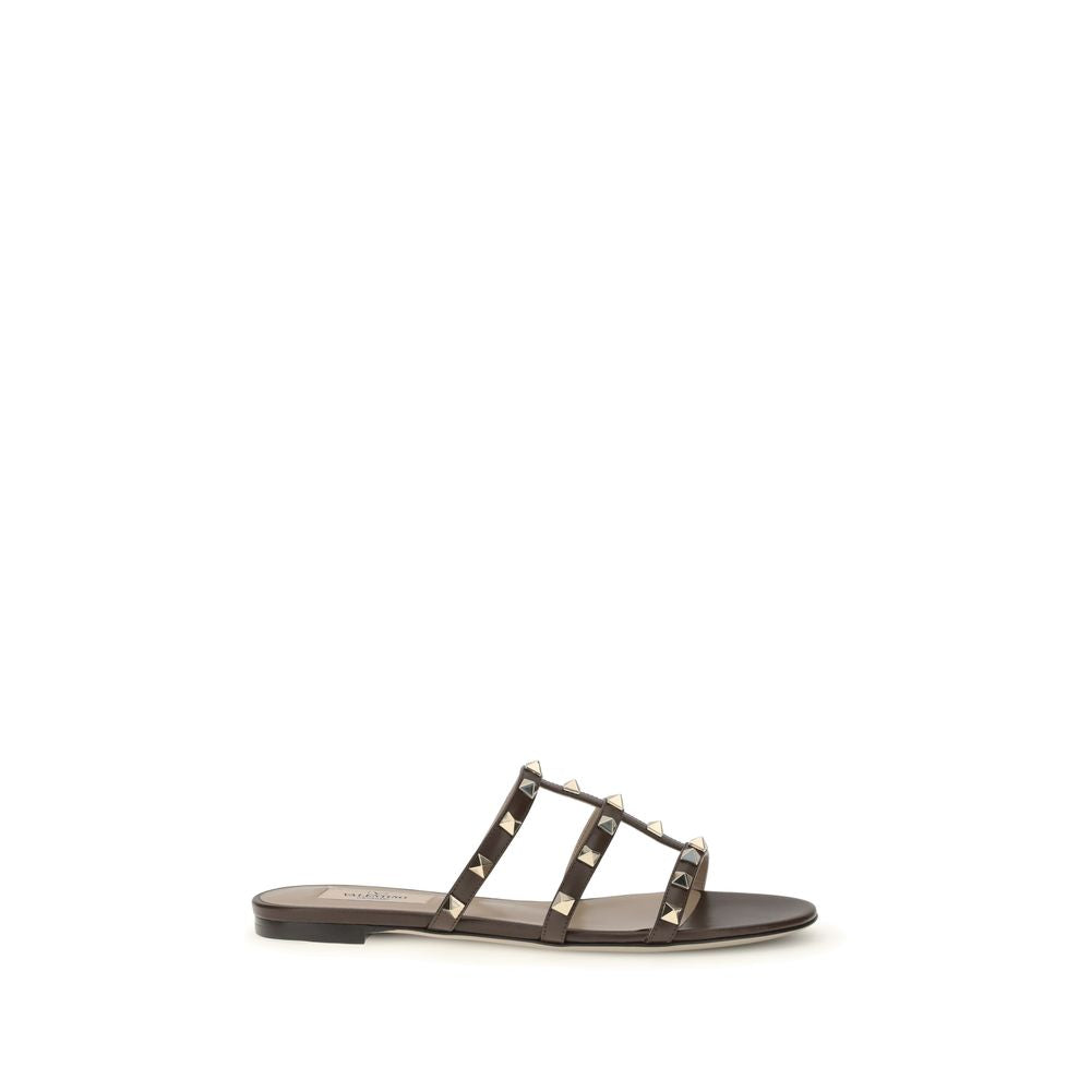 Brown Calf Leather Bos Taurus Sandals