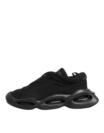 Black Lace Up Wave Low Top Men Sneaker Shoes