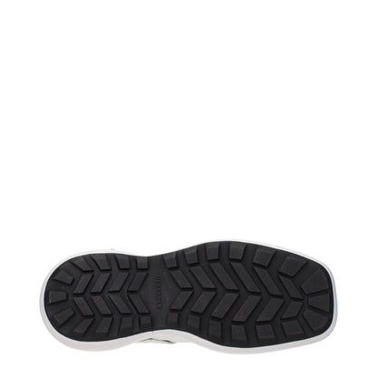 White Leather Slip-On Loafers