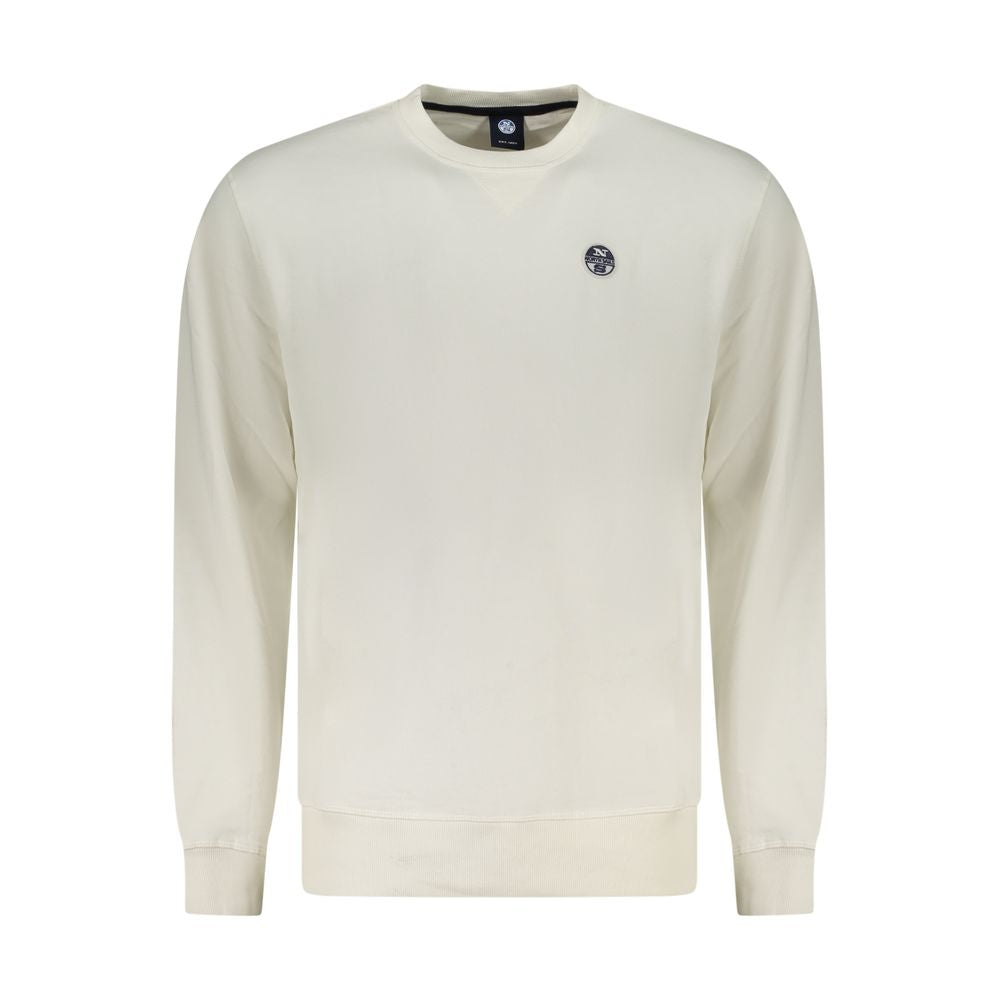 White Cotton Men's Sweatshirt