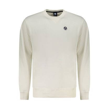 White Cotton Men's Sweatshirt