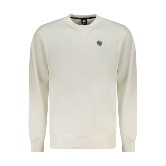 White Cotton Men's Sweatshirt