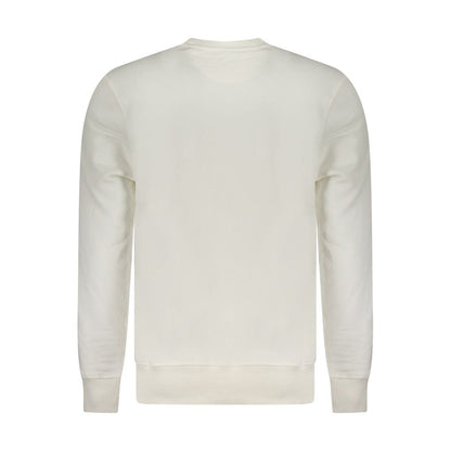 White Cotton Men's Sweatshirt