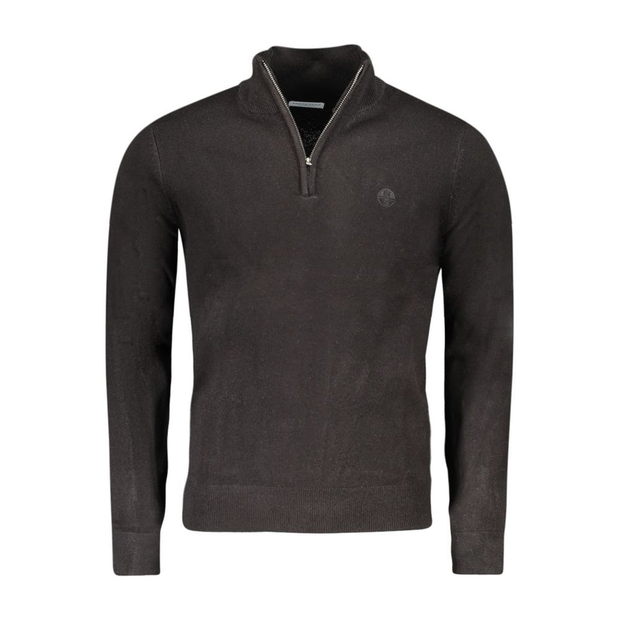 Black Acrylic Men Sweater