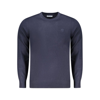 Blu Acrylic Men Sweater