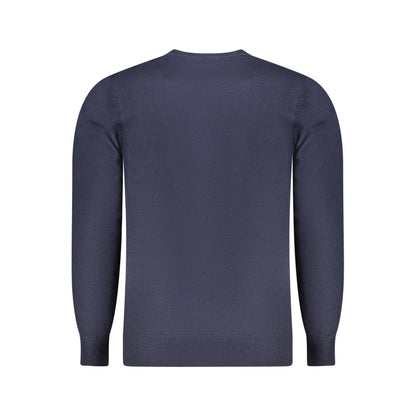 Blu Acrylic Men Sweater