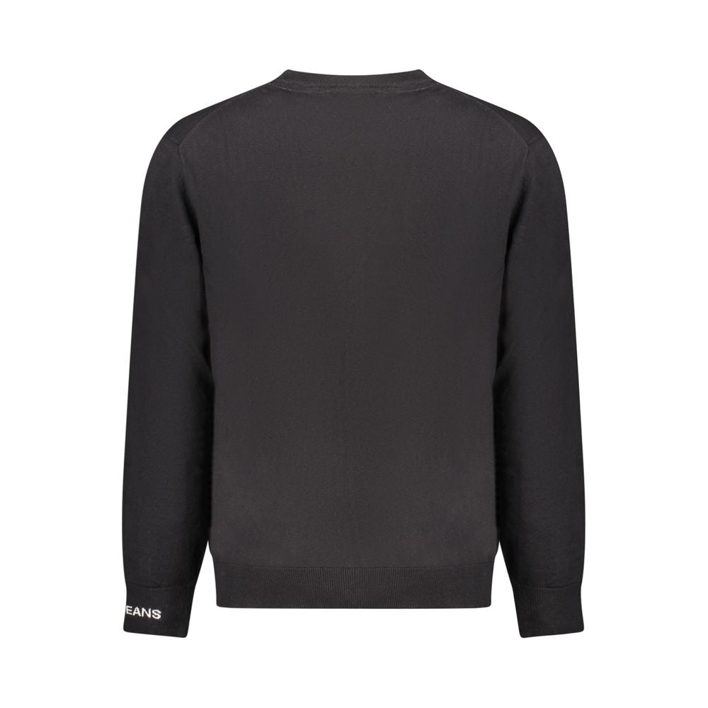 Black Cotton Sweater