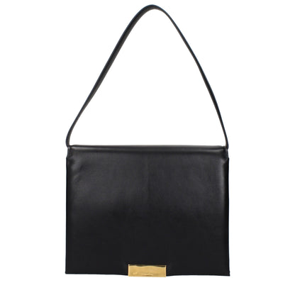 Black Leather Shoulder Bag