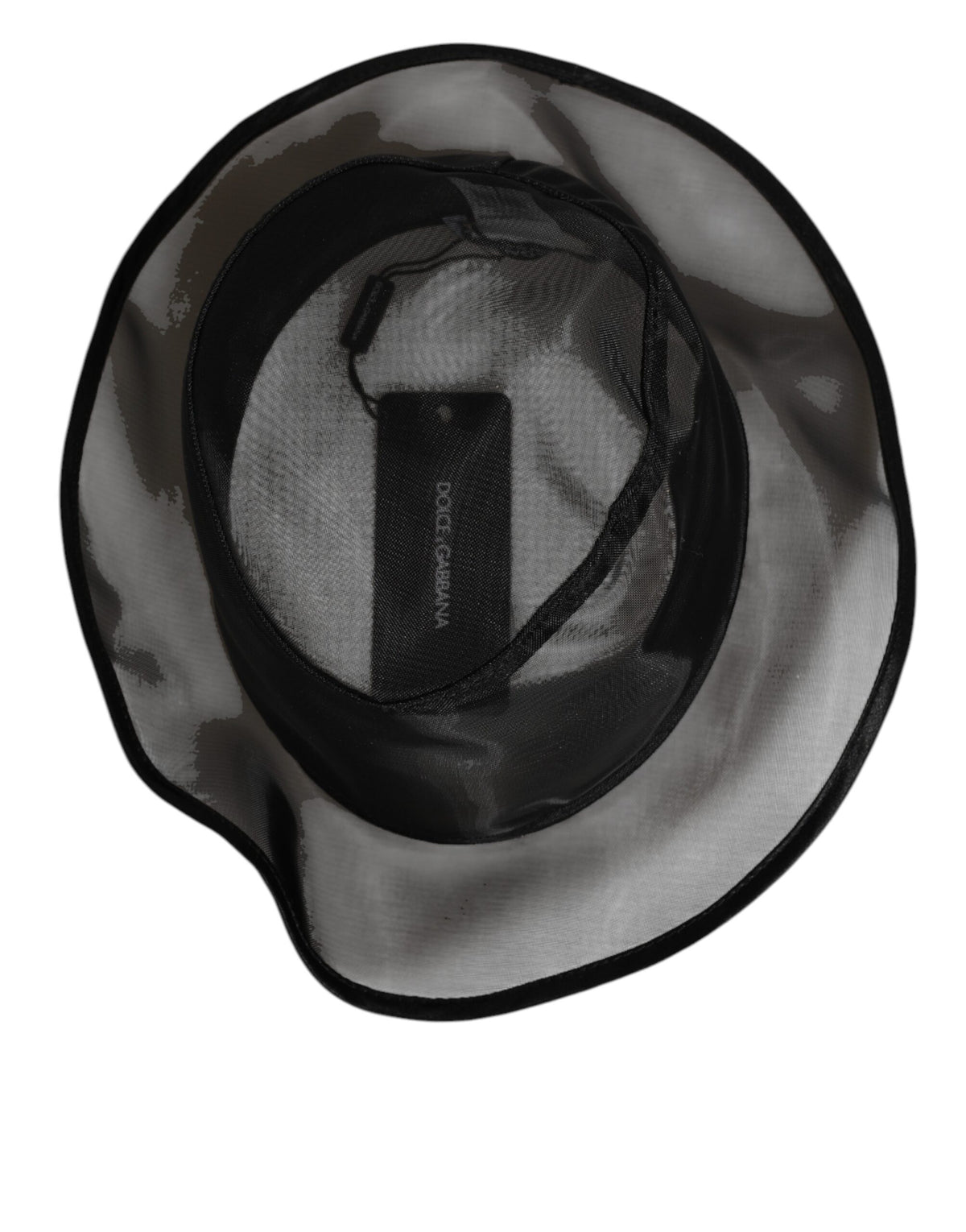 Black Silk Mesh Bucket Men Fisherman Cap Hat