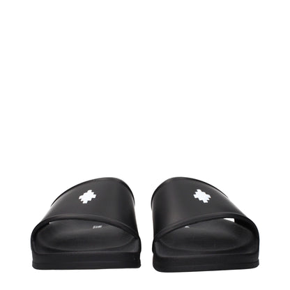 Black Cotton Slippers