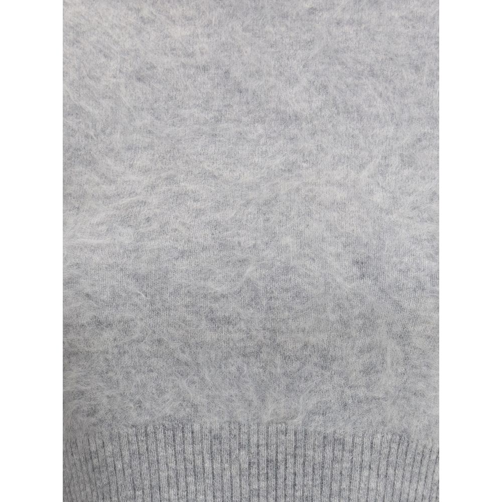 Gray Cashmere Sweatshirt