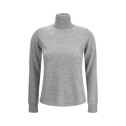 Gray Wool Turtleneck