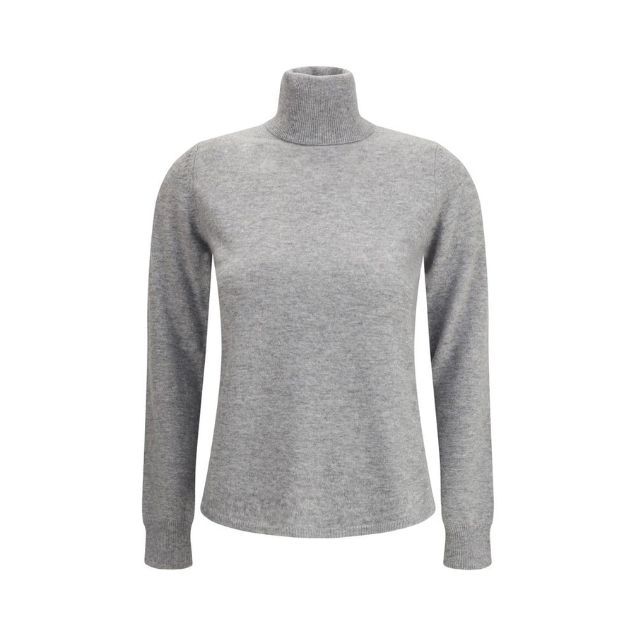 Gray Wool Turtleneck