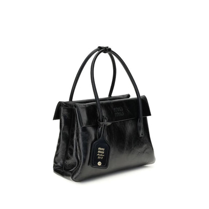 Black Calf Leather Bos Taurus Handbag