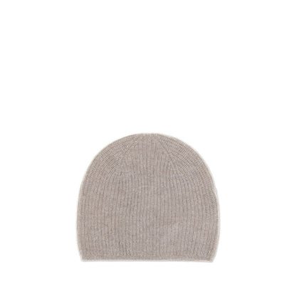 Beige Cashmere Beanie