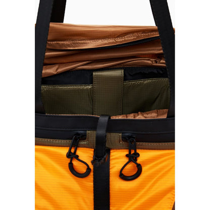 Green Polyester Women Backpack