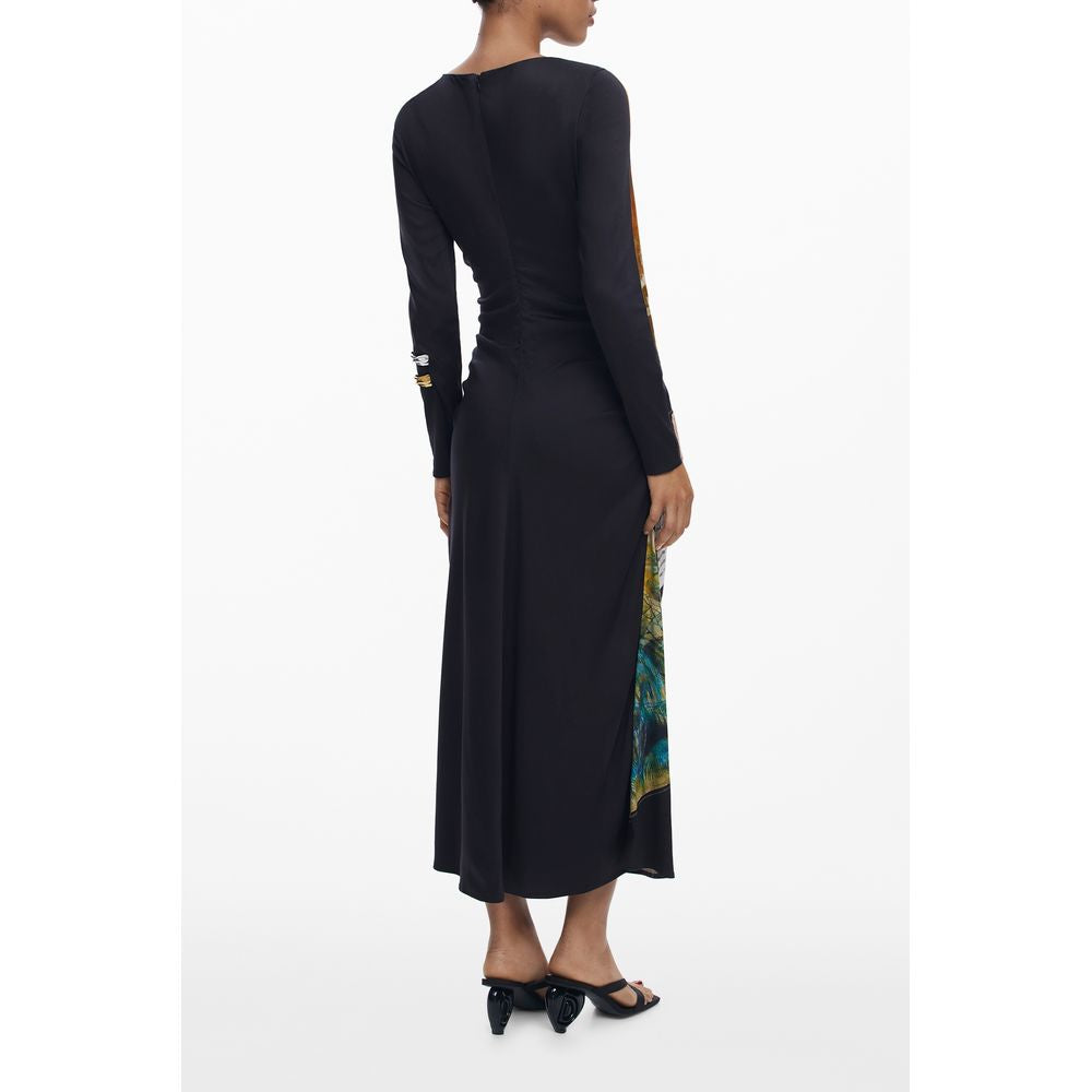 Black Viscose Women Dress