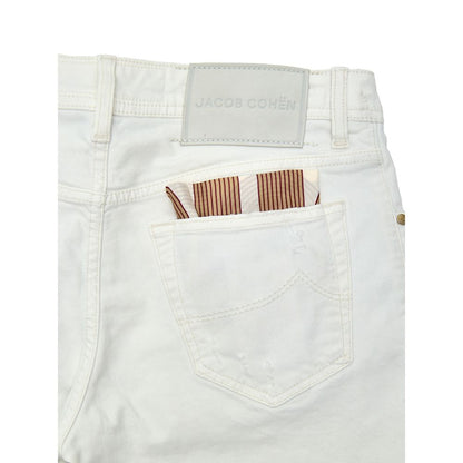 White Cotton Skinny Jeans