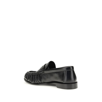 Black Lamb Ovis Aries Aries Slip-On Loafers
