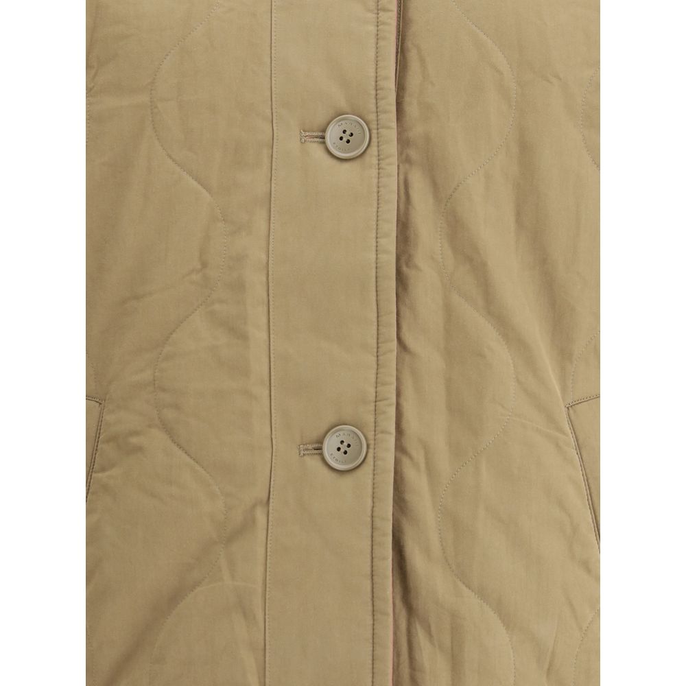 Bicolor Polyester Coat