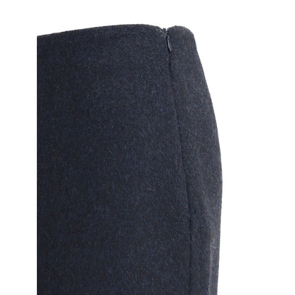 Virgin wool midi Skirt