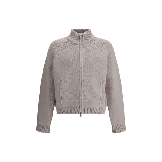 White Merino Wool Cardigan