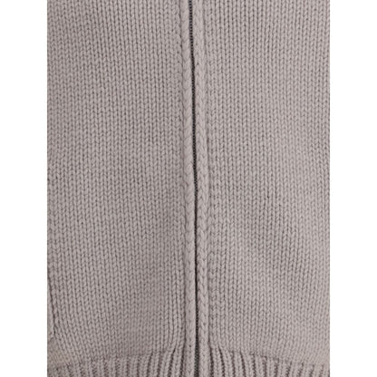 White Merino Wool Cardigan