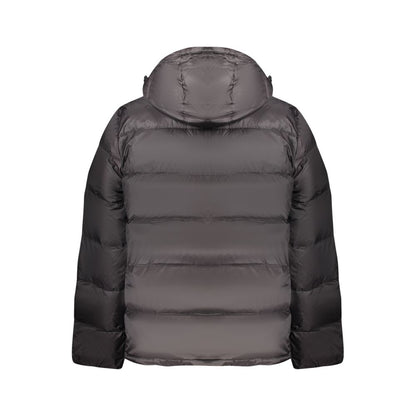 Black Polyamide Men Jacket